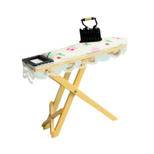 Oshhni 1:12 Dollhouse Miniatur -Bügelbrett, tat vor, das Spiel von Mini -Dampfeisenmodellsemodell -Requisiten für Einrichtungsgegenstände, Oshhni 1:12 Dollhouse Miniatur -Bügelbrett, tat vor, das Spiel von Mini -Dampfeisenmodellsemodell -Requisiten für Einrichtungsgegenstände, von Oshhni