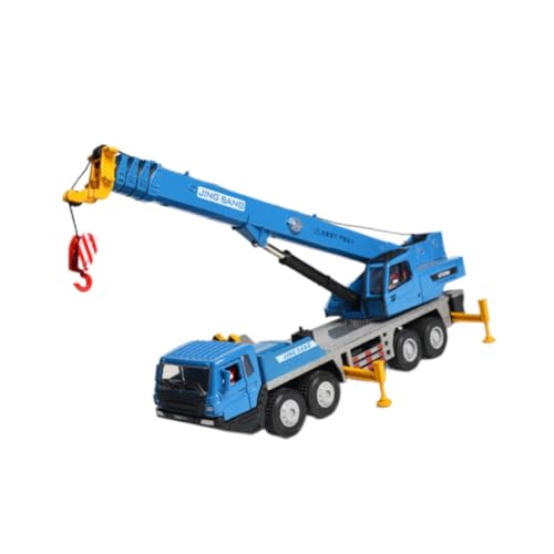 Oshhni 1:50 Skala Crane Truck Fahrzeugtechnik Auto Miniaturfeiertagsgeschenke Sammlertierhebefahrzeug Bildung für Kinder, Blau Oshhni 1:50 Skala Crane Truck Fahrzeugtechnik Auto Miniaturfeiertagsgeschenke Sammlertierhebefahrzeug Bildung für Kinder, Blau von Oshhni