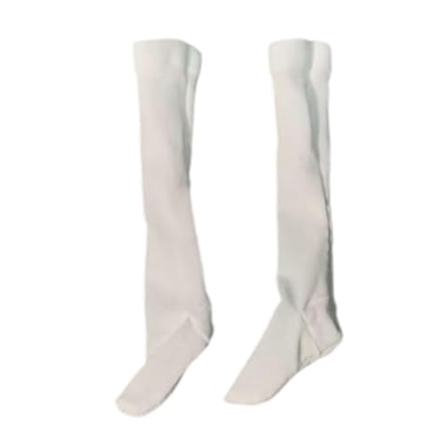 Oshhni 1:6 Retro-Röhrensocken-Beinwärmer, stylisches Casual-Anzieh-Accessoire für 12''-weibliche Puppen, Figuren-Kostüm-Accessoires, 8cm von Oshhni