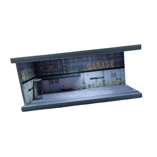 Oshhni 1:64 Skala Diecast Fahrzeugmodell -Anzeige -Hülle mit Light Collection Organizer Alloy Car Model Toy Display Ständer, Fc06 von Oshhni