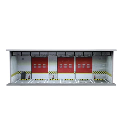 Oshhni 1:64 Skala Garage Moldel mit LED Collectibles Zubehör, Feuertür Oshhni 1:64 Skala Garage Moldel mit LED Collectibles Zubehör, Feuertür von Oshhni
