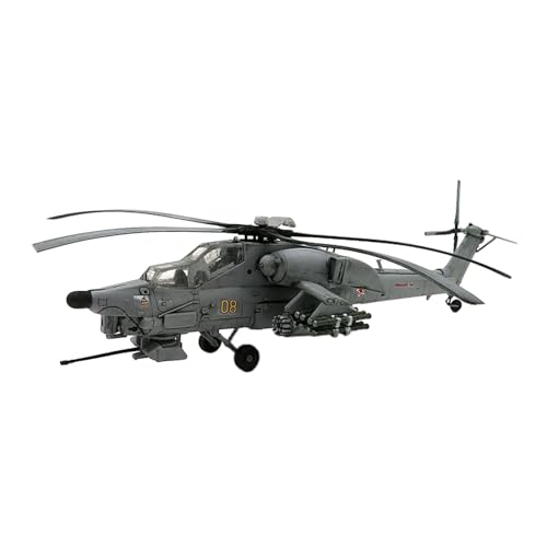 Oshhni 1:72 Mi 28 Kampfhubschrauber-Montagemodell, Flugzeugmodell, Schreibtischdekoration, robuste Luftfahrt-Sammlerstücke, Flugzeugmodell von Oshhni