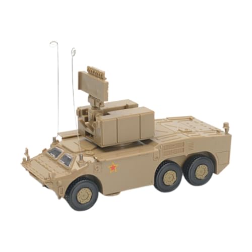 Oshhni 1:72 Panzerfahrzeug-Modellbausätze, Kampfauto-, 4D-Montagefahrzeug für Partygeschenke, Lernspielzeug, Mikrolandschaft, Gelb von Oshhni