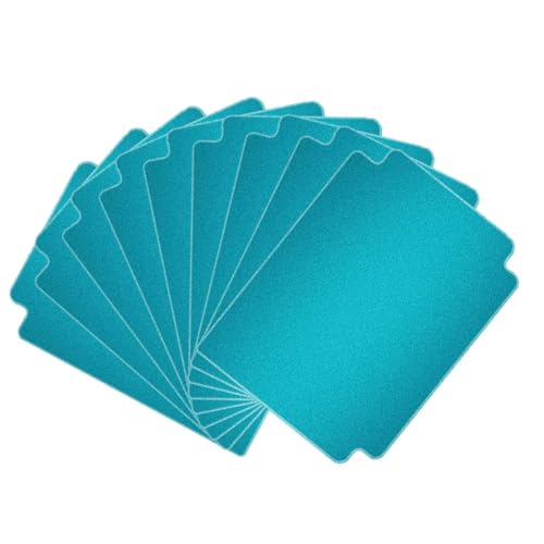 Oshhni 10 Stück Sammelkartenteiler Kartenseitenteiler Karten Kartensortierseiten Standardgröße für Kartendeckbox für Sportkarten, Blauer See von Oshhni