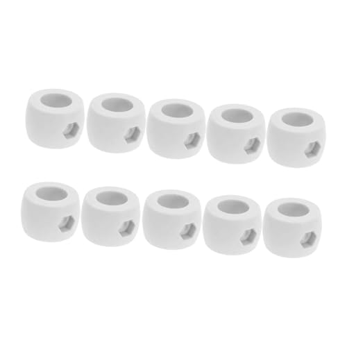 Oshhni 10 stück Tisch Fußball Tor Stange Stop Ringe, Tabletop Fußball Tor Stange Stellungs Spiel Teile von Oshhni