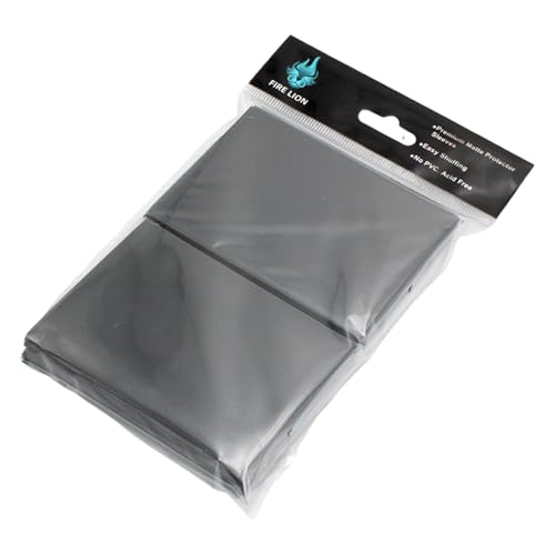 Oshhni 100 Stück Kartenhüllen, mattiert, vielseitige Geschenke, hohe Leistung, leicht, für Sammlerkartenhalter-Schutz, Schwarz Oshhni 100 Stück Kartenhüllen, mattiert, vielseitige Geschenke, hohe Leistung, leicht, für Sammlerkartenhalter-Schutz, Schwarz von Oshhni