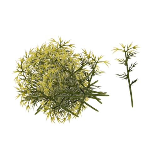 Oshhni 100 Stücke Model Bambusbäume, Mini Künstliche Architekturbäume für DIY Home Dekoration Landschaft Miniaturlandschaft, 6cm von Oshhni