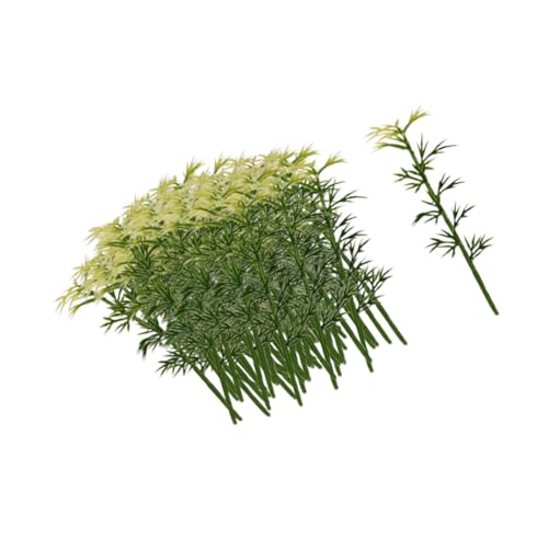 Oshhni 100 Stücke Model Bambusbäume, Mini Künstliche Architekturbäume für DIY Home Dekoration Landschaft Miniaturlandschaft, 8cm von Oshhni