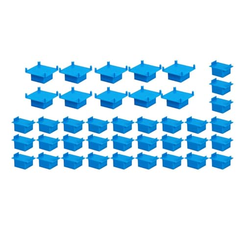 Oshhni 10x Gleisverbindung Bausatz, Holzadapter für Eisenbahn Sets, Blau Oshhni 10x Gleisverbindung Bausatz, Holzadapter für Eisenbahn Sets, Blau von Oshhni