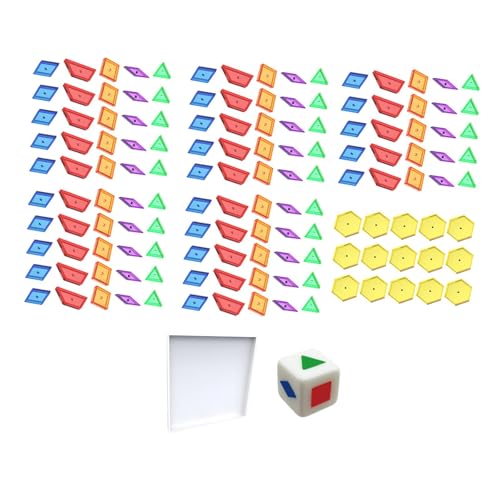 Oshhni 140 Stück geometrische Formen Bausteine Manipulatives Sortierspielzeug Formerkennung Oshhni 140 Stück geometrische Formen Bausteine Manipulatives Sortierspielzeug Formerkennung von Oshhni