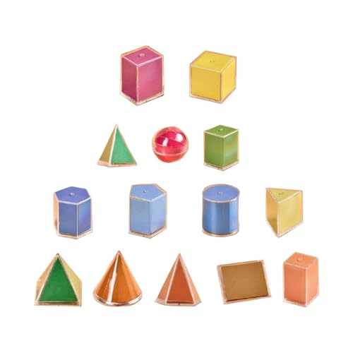 Oshhni 14Pcs Geometrische Festkörper Manipulatives Oberfläche Bereich Volumen Demonstrator Wiederverwendbare Tragbare Lernen Spielzeug Oshhni 14Pcs Geometrische Festkörper Manipulatives Oberfläche Bereich Volumen Demonstrator Wiederverwendbare Tragbare Lernen Spielzeug von Oshhni