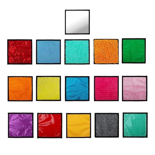 Oshhni 16 Stück strukturierte Sensorikmatten, Bodenfliesen, Reisespielzeug, Sensorikpads, 22 cm, für Jungen und Mädchen, Kinder, Klassenzimmer, Erkundung, Oshhni 16 Stück strukturierte Sensorikmatten, Bodenfliesen, Reisespielzeug, Sensorikpads, 22 cm, für Jungen und Mädchen, Kinder, Klassenzimmer, Erkundung, von Oshhni