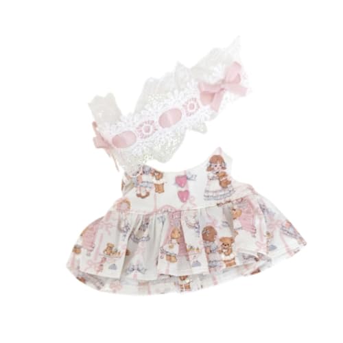 Oshhni 17 cm Mädchen-Puppenkleid mit Anhänger, Puppen-Outfits, stilvolles Kostümzubehör für Kinder, Geburtstagsgeschenk, Bequeme Puppenkleidung, süß, Rosa Oshhni 17 cm Mädchen-Puppenkleid mit Anhänger, Puppen-Outfits, stilvolles Kostümzubehör für Kinder, Geburtstagsgeschenk, Bequeme Puppenkleidung, süß, Rosa von Oshhni
