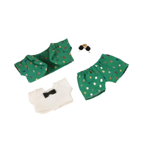 Oshhni 17 cm Puppenkleidung Set Girl Puppenauslager, GrÜn Oshhni 17 cm Puppenkleidung Set Girl Puppenauslager, GrÜn von Oshhni