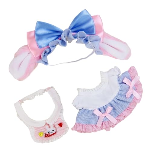 Oshhni 17 cm Puppenkleidungsset, Puppen-Outfit-Zubehör, hübsch, leicht zu tragen, Rollenspiel-Spielzeug-Lätzchen-Kostüm für Zuhause, Schlafzimmer, Wohnheim, Oshhni 17 cm Puppenkleidungsset, Puppen-Outfit-Zubehör, hübsch, leicht zu tragen, Rollenspiel-Spielzeug-Lätzchen-Kostüm für Zuhause, Schlafzimmer, Wohnheim, von Oshhni