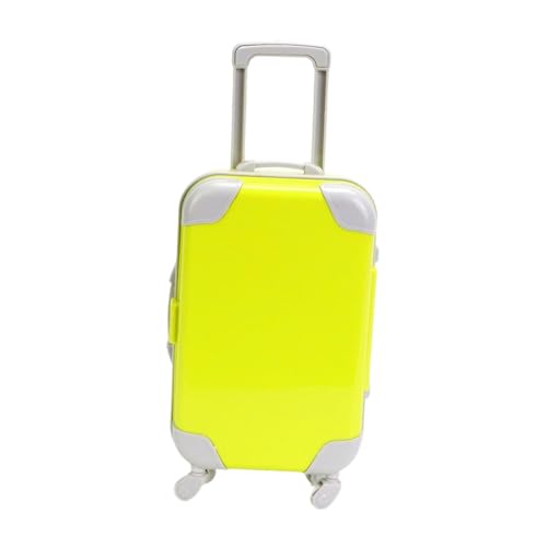 Oshhni 18 Zoll Puppenkoffer, Mini-Reisekoffer, Gepäckbox, Dekoration, Miniatur, amerikanische Aufbewahrung, Babyspielzeug für, Geschenkparty, GrÜn von Oshhni