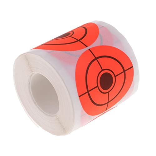 Oshhni 2 Rollen Selbsthaftende Zielaufkleber für Schießsport Und Bogenjagd mit 5cm Durchmesser Und Einfacher Handhabung für Innen Und Außenbereich, F:250St, 5cm Oshhni 2 Rollen Selbsthaftende Zielaufkleber für Schießsport Und Bogenjagd mit 5cm Durchmesser Und Einfacher Handhabung für Innen Und Außenbereich, F:250St, 5cm von Oshhni