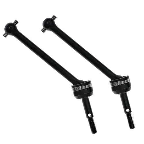 Oshhni 2 Stück 1/10 RC-Auto-Antriebswellensatz, RC-Fahrzeugachsen, professioneller Ersatz, Hochleistungskomponenten, Stahlteile von Oshhni