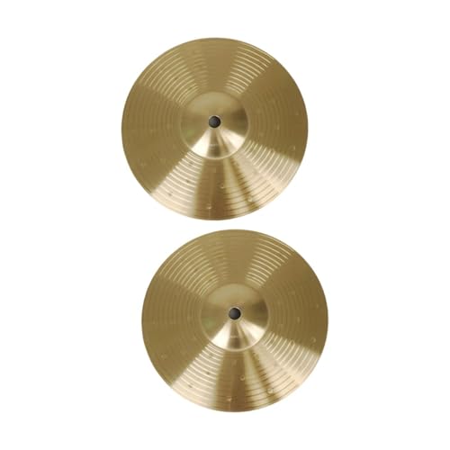 Oshhni 2 Stück Trommelbecken, Zubehör für traditionelle Schlaginstrumente aus Legierung, Crash-Becken, Durchmesser 20cm Oshhni 2 Stück Trommelbecken, Zubehör für traditionelle Schlaginstrumente aus Legierung, Crash-Becken, Durchmesser 20cm von Oshhni