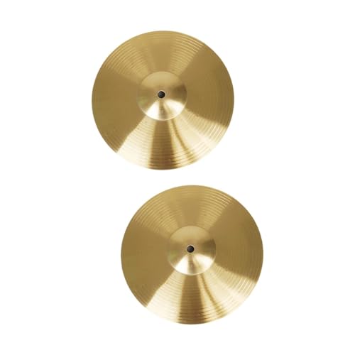 Oshhni 2 Stück Trommelbecken, Zubehör für traditionelle Schlaginstrumente aus Legierung, Crash-Becken, Durchmesser 30 cm Oshhni 2 Stück Trommelbecken, Zubehör für traditionelle Schlaginstrumente aus Legierung, Crash-Becken, Durchmesser 30 cm von Oshhni