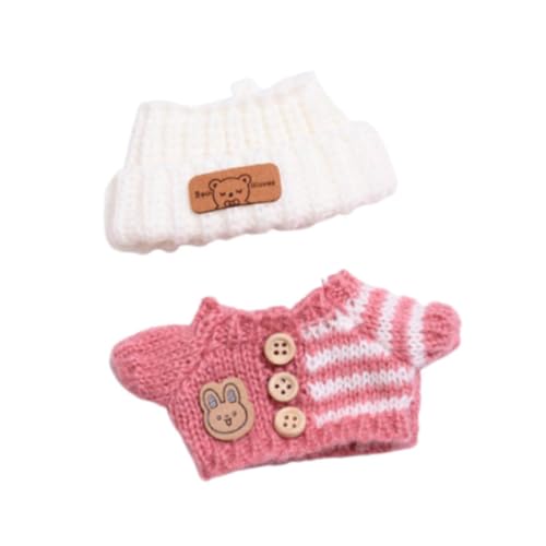 Oshhni 2-teiliger Puppenpullover und Hut, Puppenkleidung, Anzug, Zubehör, weiche Szene, Foto-Requisiten, Kostüm-Outfits für 15–17 cm große Puppen, Roter, Weißer Hut Oshhni 2-teiliger Puppenpullover und Hut, Puppenkleidung, Anzug, Zubehör, weiche Szene, Foto-Requisiten, Kostüm-Outfits für 15–17 cm große Puppen, Roter, Weißer Hut von Oshhni