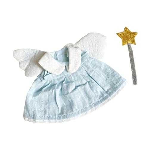Oshhni 20 cm Puppenkleid für Mädchen, Spielzeugmode, Zubehör, Blau Oshhni 20 cm Puppenkleid für Mädchen, Spielzeugmode, Zubehör, Blau von Oshhni