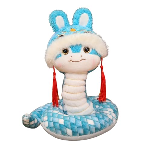 Oshhni 2025 Chinesische Schlange Figur für Souvenir Und Partys, Blau Oshhni 2025 Chinesische Schlange Figur für Souvenir Und Partys, Blau von Oshhni