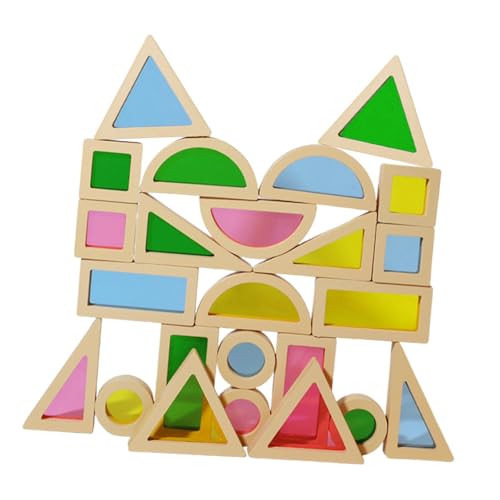 Oshhni 24-teiliges Stapelbaustein-Spielzeug zum Lernen von Farben und Formen, Regenbogenbausteine für Vorschulkinder, Geburtstagsgeschenke für 2-, 3- Oshhni 24-teiliges Stapelbaustein-Spielzeug zum Lernen von Farben und Formen, Regenbogenbausteine für Vorschulkinder, Geburtstagsgeschenke für 2-, 3- von Oshhni