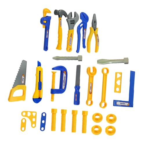 Oshhni 28x Kinder Werkzeug Set für Jungen Alter 3 4 5 6 Jahre Alt Reparatur Werkzeuge von Oshhni