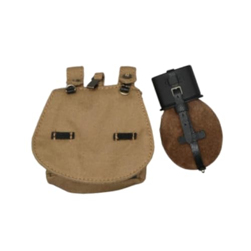 Oshhni 2X 1/6 Rucksack- und Wasserkochermodelle, Kostümteile, Sammlung, Mini -Kleidung Zubehör für 12 "Figurenpuppenzubehör von Oshhni