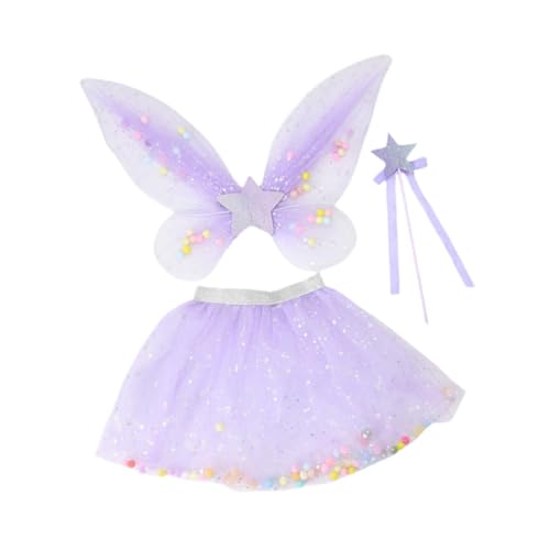 Oshhni 3-teiliges Tutu-Rock- und -Set für Mädchen, Frühlingsfeste, Kinder, Cosplay, Lila Oshhni 3-teiliges Tutu-Rock- und -Set für Mädchen, Frühlingsfeste, Kinder, Cosplay, Lila von Oshhni