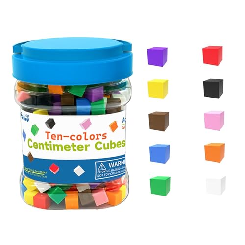 Oshhni 300Pcs Zentimeter Würfel Zählen Sortierung Spielzeug Blöcke Zählen Würfel für Vorschule Oshhni 300Pcs Zentimeter Würfel Zählen Sortierung Spielzeug Blöcke Zählen Würfel für Vorschule von Oshhni