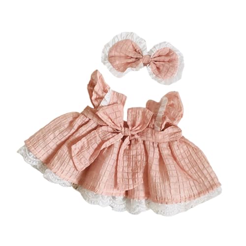 Oshhni 37 cm Puppenkleidung, Stofftiere Kleidung, Puppenkleid mit Haarnadel, weiche, Plüschpuppenzubehör, Puppenkleidung süß Oshhni 37 cm Puppenkleidung, Stofftiere Kleidung, Puppenkleid mit Haarnadel, weiche, Plüschpuppenzubehör, Puppenkleidung süß von Oshhni