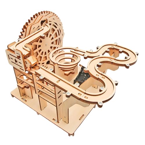Oshhni 3D-Holzpuzzle, Marmor-Labyrinth-Laufmodell, Denksportaufgabe, Achterbahn, mechanisches Holzpuzzle für Jugendliche und Erwachsene, Urlaubshobby von Oshhni