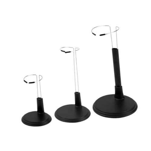 Oshhni 3Pcs Puppe Steht Puppe Display Steht Display Racks für Dekoration Shop Sammlung, Schwarz von Oshhni