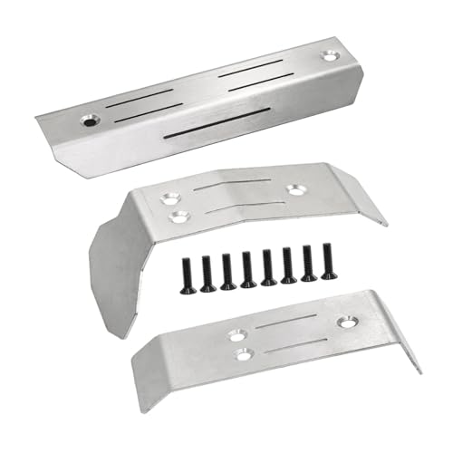 Oshhni 3pcs Chassis Protection Skid Plate Anti -Kollision Upgrade Teil Chassis Guard RC Chassis Set für 1/10 Fahrzeug von Oshhni