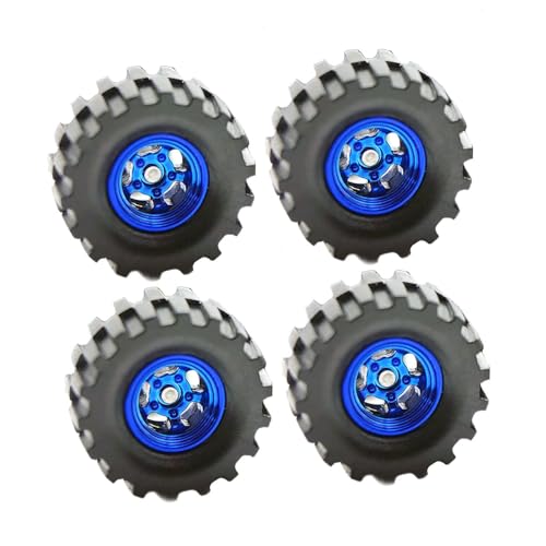 Oshhni 4 Stück 1/64 Modellreifen für Diecast Fahrzeuge, Gummi, Blau Oshhni 4 Stück 1/64 Modellreifen für Diecast Fahrzeuge, Gummi, Blau von Oshhni