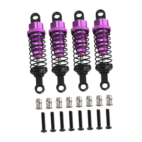 Oshhni 4-teiliges hydraulisches Stoßdämpferset für RC-Autos, RC-Stoßdämpfer, Ersatz-Upgrade-Teile, Robustes Dämpferset im Maßstab 1/12 bis 1/16 für MN99S, Silber Oshhni 4-teiliges hydraulisches Stoßdämpferset für RC-Autos, RC-Stoßdämpfer, Ersatz-Upgrade-Teile, Robustes Dämpferset im Maßstab 1/12 bis 1/16 für MN99S, Silber von Oshhni