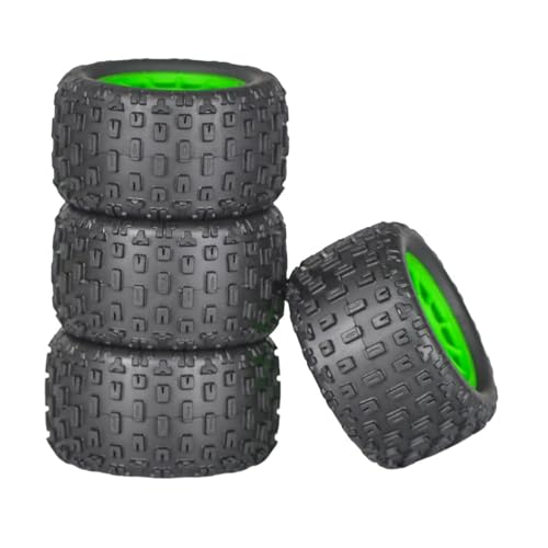 Oshhni 4pcs RC -Räder und Reifen Ersatzteile, robuste Crawler -Autorreifen für 1/18 RC -Auto -DIY -Zubehör auszutreten, GrÜn Oshhni 4pcs RC -Räder und Reifen Ersatzteile, robuste Crawler -Autorreifen für 1/18 RC -Auto -DIY -Zubehör auszutreten, GrÜn von Oshhni