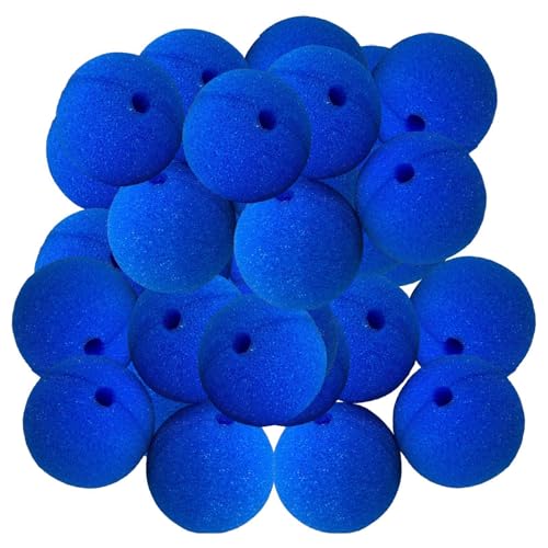 Oshhni 50 Stück Clown Nasen für Veranstaltungen und Cosplay, Blau Oshhni 50 Stück Clown Nasen für Veranstaltungen und Cosplay, Blau von Oshhni