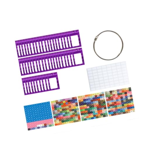 Oshhni 50 -fache Kleine Perlenorganisator, Aufbewahrungstasche, wiederverschließbare Taschen mit Bindemittelringen und Aufklebern, Lila Oshhni 50 -fache Kleine Perlenorganisator, Aufbewahrungstasche, wiederverschließbare Taschen mit Bindemittelringen und Aufklebern, Lila von Oshhni