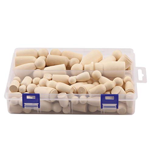 Oshhni 55x Blank Wood Peg Puppenkörper Tiny People DIY Zeichnung Hochzeitstorte Oshhni 55x Blank Wood Peg Puppenkörper Tiny People DIY Zeichnung Hochzeitstorte von Oshhni