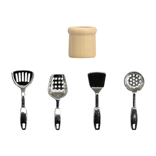 Oshhni 5Pcs Puppenhaus Geschirr Miniatur Puppenhaus Kochgeschirr Maßstab 1:12 Dekoration Oshhni 5Pcs Puppenhaus Geschirr Miniatur Puppenhaus Kochgeschirr Maßstab 1:12 Dekoration von Oshhni