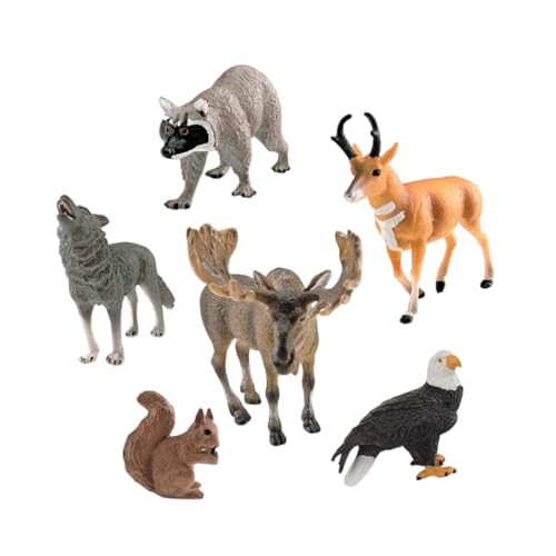 Oshhni 6 x Tierfiguren, Spielzeug, Tierfiguren-Kollektionen, Wildtier-Tiermodell, Dschungeltier-Set für Kinder, Jungen, Mädchen, Kinder, Style B Oshhni 6 x Tierfiguren, Spielzeug, Tierfiguren-Kollektionen, Wildtier-Tiermodell, Dschungeltier-Set für Kinder, Jungen, Mädchen, Kinder, Style B von Oshhni