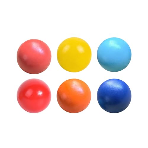 Oshhni 6Pcs Regenbogen Holzkugeln Zählen Spielzeug Vorschule Lernen Materialien Farbe Sortierung für Kinder Oshhni 6Pcs Regenbogen Holzkugeln Zählen Spielzeug Vorschule Lernen Materialien Farbe Sortierung für Kinder von Oshhni