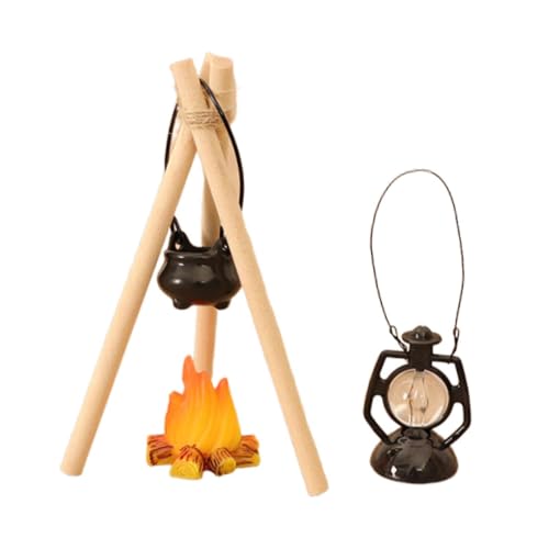 Oshhni 7-teiliges 1/12 Miniatur-Lagerfeuer-Set, Puppenhaus-Zubehör, Puppenhaus-Herd für Mikro-Landschaftsgestaltung, Foto-Requisiten Oshhni 7-teiliges 1/12 Miniatur-Lagerfeuer-Set, Puppenhaus-Zubehör, Puppenhaus-Herd für Mikro-Landschaftsgestaltung, Foto-Requisiten von Oshhni