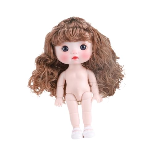 Oshhni 8 Zoll BJD Girl Doll Action Figuren Körper mit glatten Haaren bewegliche Gelenke schöne DIY Toys Fashion Doll für Mädchen Geschenkfestivals, Style A Oshhni 8 Zoll BJD Girl Doll Action Figuren Körper mit glatten Haaren bewegliche Gelenke schöne DIY Toys Fashion Doll für Mädchen Geschenkfestivals, Style A von Oshhni