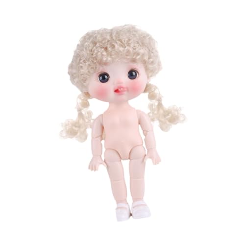 Oshhni 8 Zoll BJD Girl Doll Action Figuren Körper mit glatten Haaren bewegliche Gelenke schöne DIY Toys Fashion Doll für Mädchen Geschenkfestivals, Style C Oshhni 8 Zoll BJD Girl Doll Action Figuren Körper mit glatten Haaren bewegliche Gelenke schöne DIY Toys Fashion Doll für Mädchen Geschenkfestivals, Style C von Oshhni