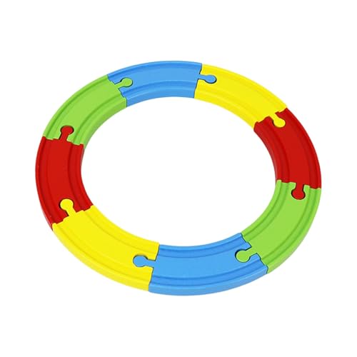 Oshhni 8X Holzeisenbahngleise Holzeisenbahnzubehör DIY Motorik, gebogenes Eisenbahngleisbauspielzeug für Kinder Jungen, 25.6 cm Oshhni 8X Holzeisenbahngleise Holzeisenbahnzubehör DIY Motorik, gebogenes Eisenbahngleisbauspielzeug für Kinder Jungen, 25.6 cm von Oshhni