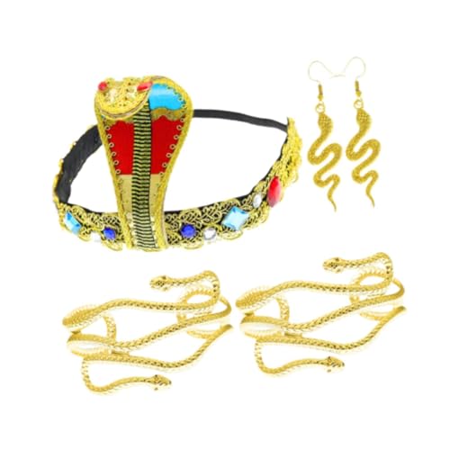 Oshhni Ägyptische Königin Kostüm-Zubehör-Set für Frauen für Motto-Party, Festival, Abschlussball Oshhni Ägyptische Königin Kostüm-Zubehör-Set für Frauen für Motto-Party, Festival, Abschlussball von Oshhni